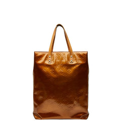 ルイ ヴィトン モノグラム ヴェルニ リードMM トートバッグ M91143 ブロンズ ブラウン パテントレザー レディース LOUIS VUITTON 【中古】