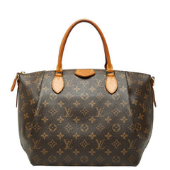 ルイ ヴィトン モノグラム テュレンMM ハンドバッグ M48814 ブラウン PVC レザー レディース LOUIS VUITTON 【中古】