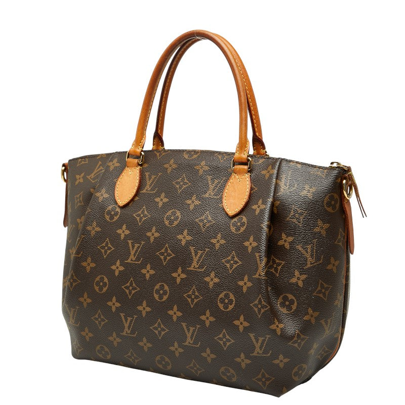 ルイ ヴィトン モノグラム テュレンMM ハンドバッグ M48814 ブラウン PVC レザー レディース LOUIS VUITTON 【中古】