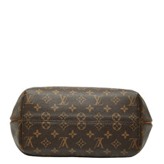 ルイ ヴィトン モノグラム テュレンMM ハンドバッグ M48814 ブラウン PVC レザー レディース LOUIS VUITTON 【中古】