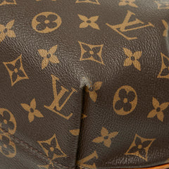 ルイ ヴィトン モノグラム テュレンMM ハンドバッグ M48814 ブラウン PVC レザー レディース LOUIS VUITTON 【中古】
