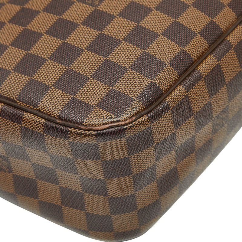 ルイ ヴィトン ダミエ パリオリPM ハンドバッグ トートバッグ N51123 ブラウン PVC レザー レディース LOUIS VUITTON 【中古】