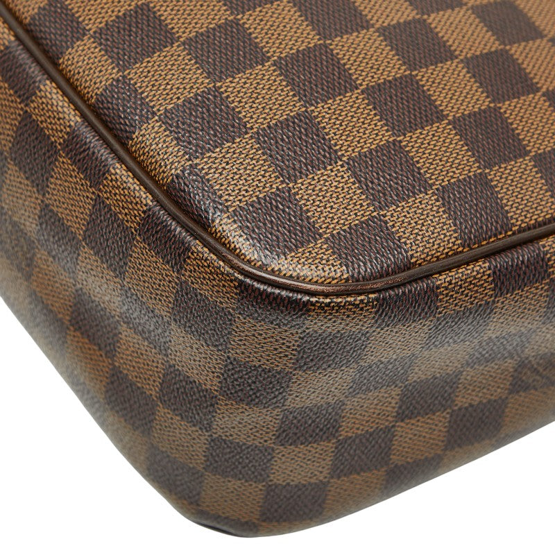 ルイ ヴィトン ダミエ パリオリPM ハンドバッグ トートバッグ N51123 ブラウン PVC レザー レディース LOUIS VUITTON 【中古】