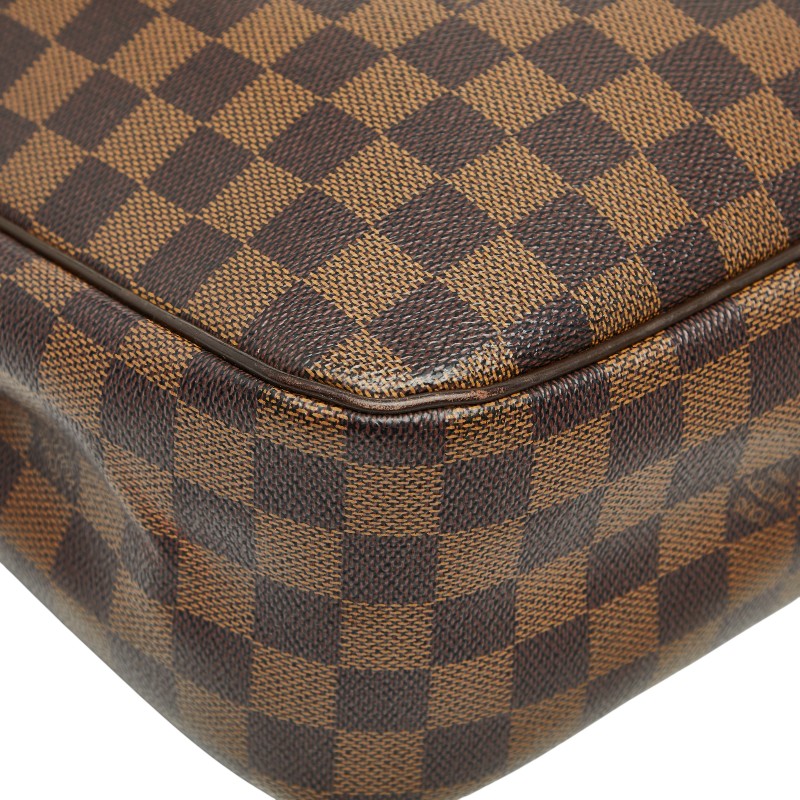 ルイ ヴィトン ダミエ パリオリPM ハンドバッグ トートバッグ N51123 ブラウン PVC レザー レディース LOUIS VUITTON 【中古】