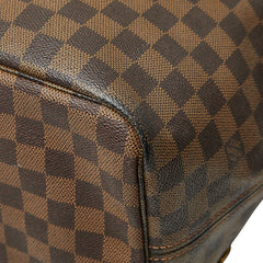 ルイ ヴィトン ダミエ ネヴァーフルGM トートバッグ N51106 ブラウン PVC レザー レディース LOUIS VUITTON 【中古】