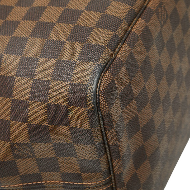 ルイ ヴィトン ダミエ ネヴァーフルGM トートバッグ N51106 ブラウン PVC レザー レディース LOUIS VUITTON 【中古】