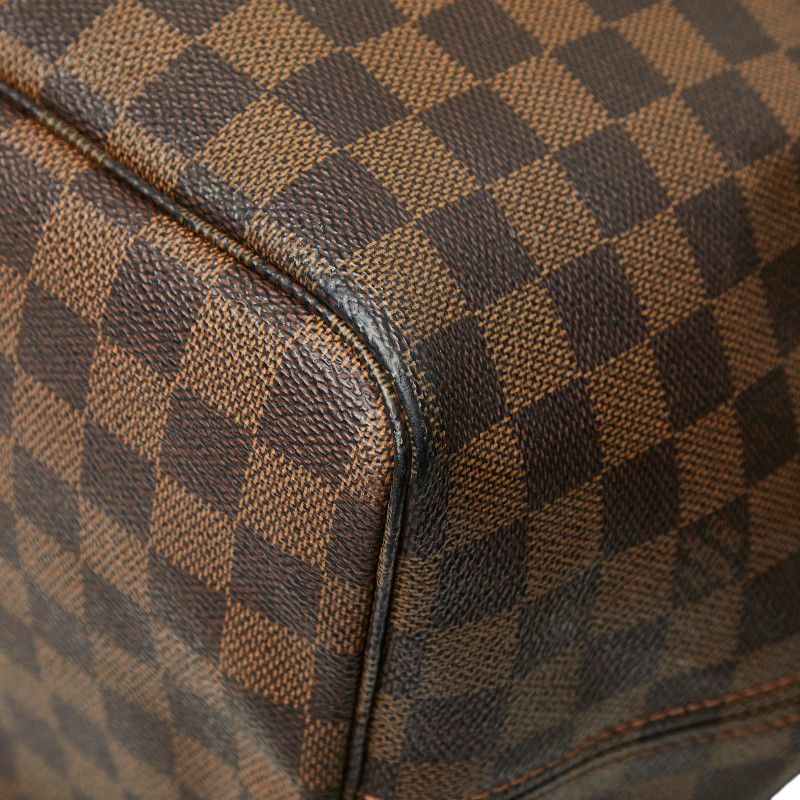 ルイ ヴィトン ダミエ ネヴァーフルGM トートバッグ N51106 ブラウン PVC レザー レディース LOUIS VUITTON 【中古】