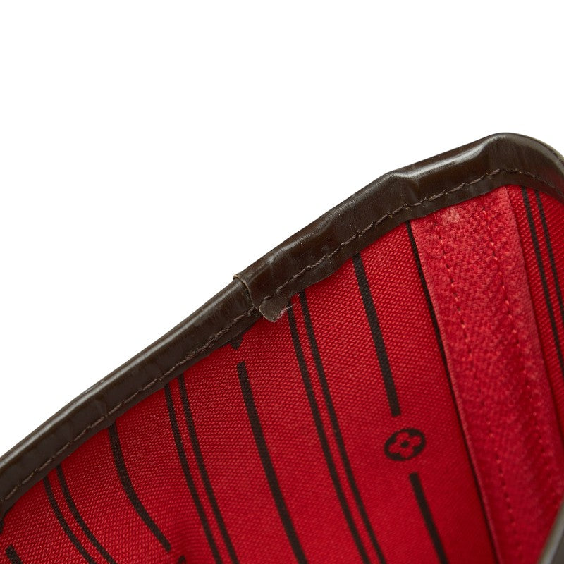 ルイ ヴィトン ダミエ ネヴァーフルGM トートバッグ N51106 ブラウン PVC レザー レディース LOUIS VUITTON 【中古】