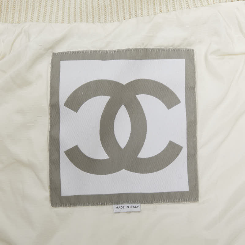 シャネル スポーツライン ココマーク ブルゾン ジップアップ サイズ：36 P16401W02679 アイボリー ウール レディース CHANEL 【中古】