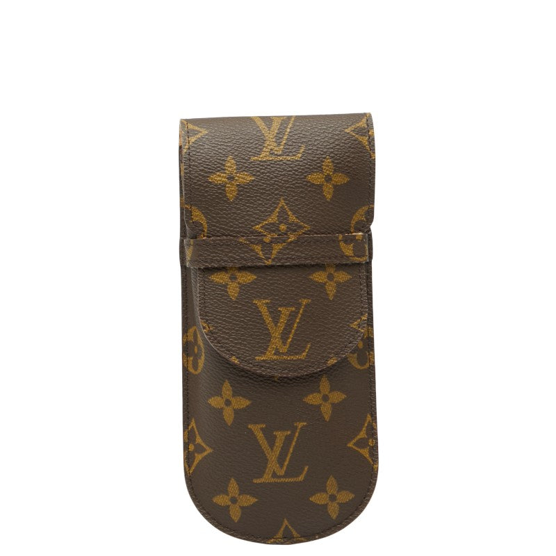 ルイ ヴィトン モノグラム エテュイ リュネット ラバ メガネケース M62970 ブラウン PVC レザー レディース LOUIS VUITTON 【中古】