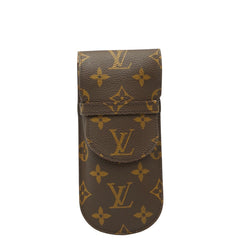 ルイ ヴィトン モノグラム エテュイ リュネット ラバ メガネケース M62970 ブラウン PVC レザー レディース LOUIS VUITTON 【中古】