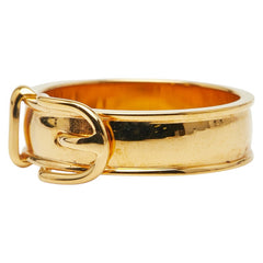 エルメス ブックル セリエ ベルト モチーフ スカーフリング ゴールド メッキ レディース HERMES 【中古】