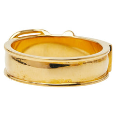 エルメス ブックル セリエ ベルト モチーフ スカーフリング ゴールド メッキ レディース HERMES 【中古】