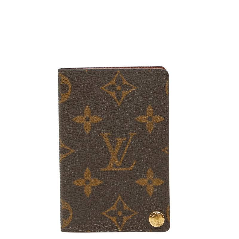 ルイ ヴィトン モノグラム ポルトカルト クレディ プレッシオン カードケース M60937 ブラウン PVC レザー レディース LOUIS VUITTON 【中古】