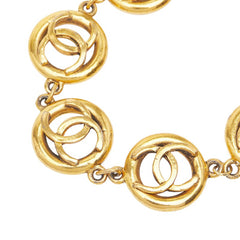 シャネル ココマーク ブレスレット ゴールド メッキ レディース CHANEL 【中古】