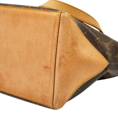 ルイ ヴィトン モノグラム カバメゾ ワンショルダーバッグ トートバッグ M51151 ブラウン PVC レザー レディース LOUIS VUITTON 【中古】