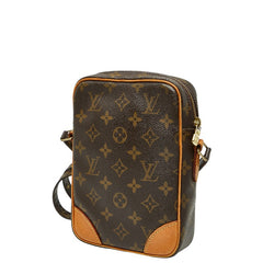 ルイ ヴィトン モノグラム ダヌーブ ショルダーバッグ M45266 ブラウン PVC レザー レディース LOUIS VUITTON 【中古】