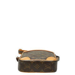 ルイ ヴィトン モノグラム ダヌーブ ショルダーバッグ M45266 ブラウン PVC レザー レディース LOUIS VUITTON 【中古】