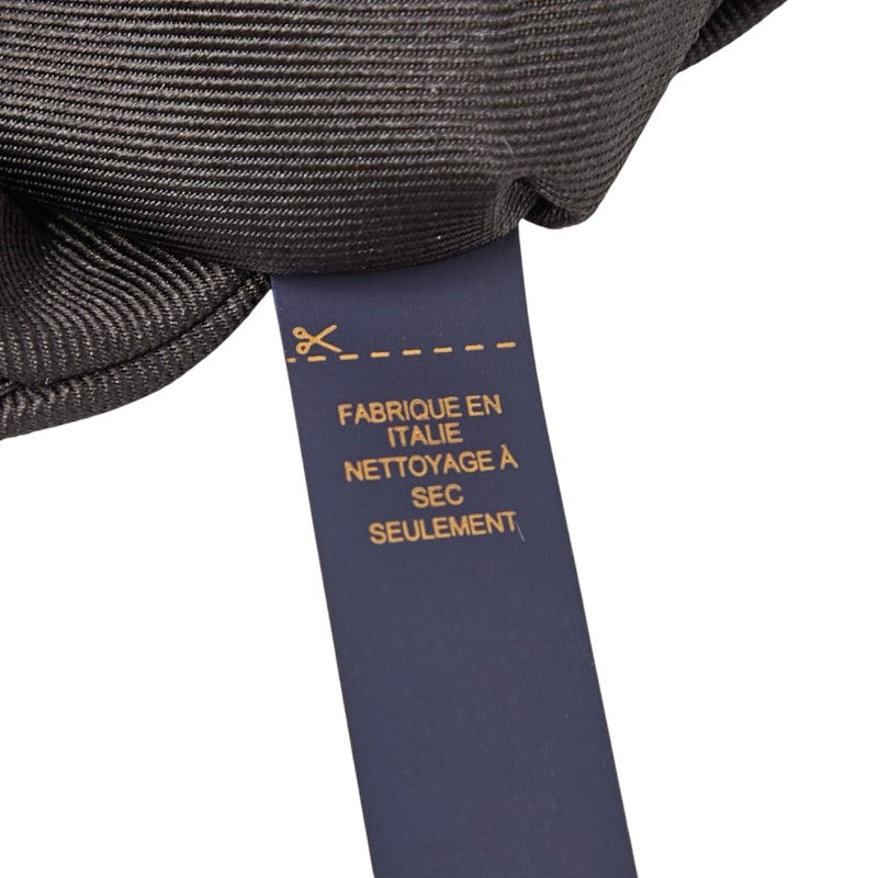 ルイ ヴィトン ロゴ ネクタイ M78471 ブラック シルク メンズ LOUIS VUITTON 【中古】
