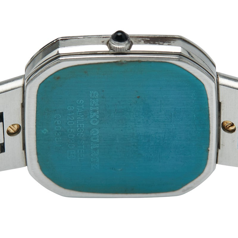 セイコー クレドール 腕時計 クオーツ ホワイト文字盤 ステンレススチール レディース SEIKO 【中古】