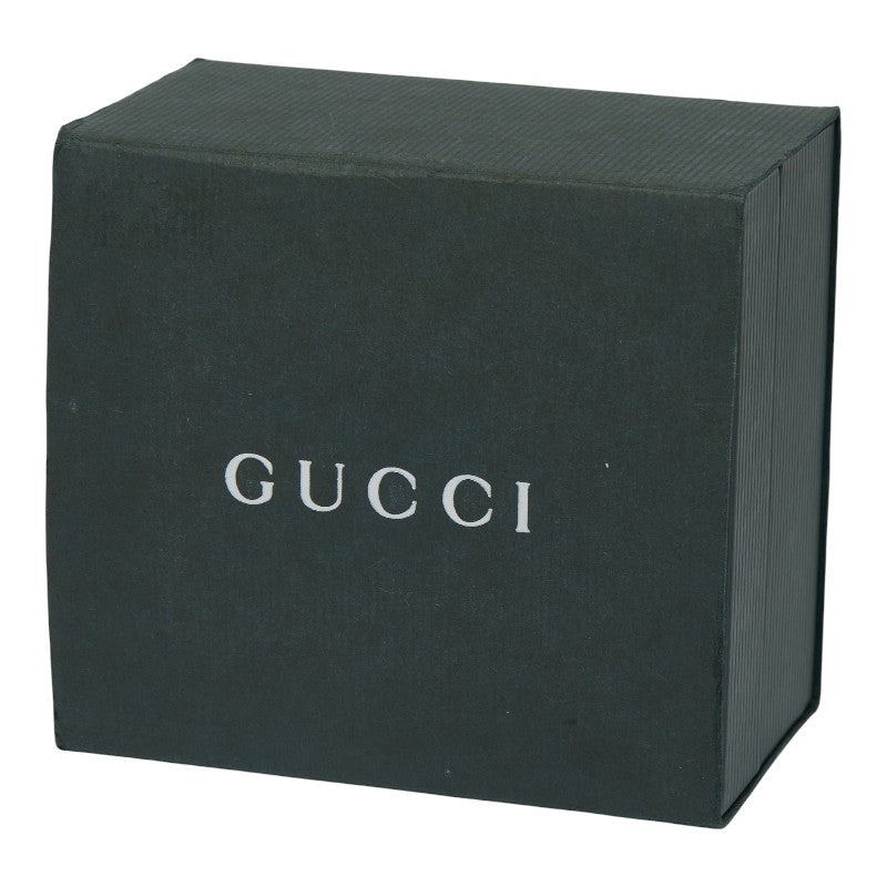 グッチ リバーシブル 腕時計 バングルウォッチ クオーツ ホワイト文字盤 ステンレススチール レザー レディース GUCCI 【中古】