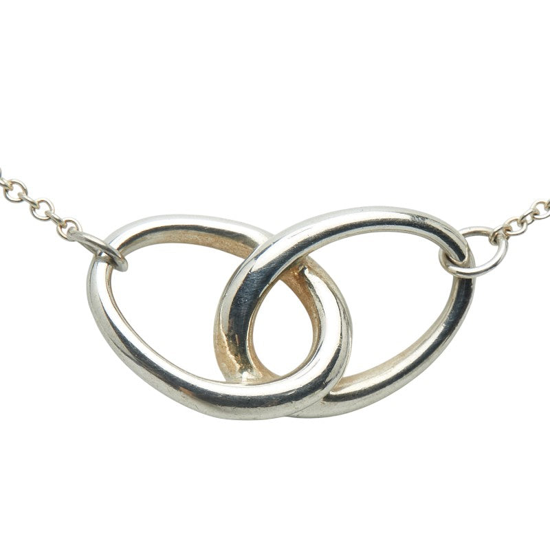 ティファニー ダブルループ ネックレス SV925 シルバー レディース TIFFANY&Co. 【中古】