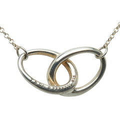 ティファニー ダブルループ ネックレス SV925 シルバー レディース TIFFANY&Co. 【中古】