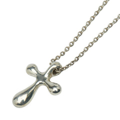 ティファニー クロス ネックレス SV925 シルバー レディース TIFFANY&Co. 【中古】