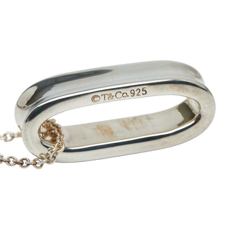 ティファニー 1837 オーバルループ ネックレス SV925 シルバー レディース TIFFANY&Co. 【中古】