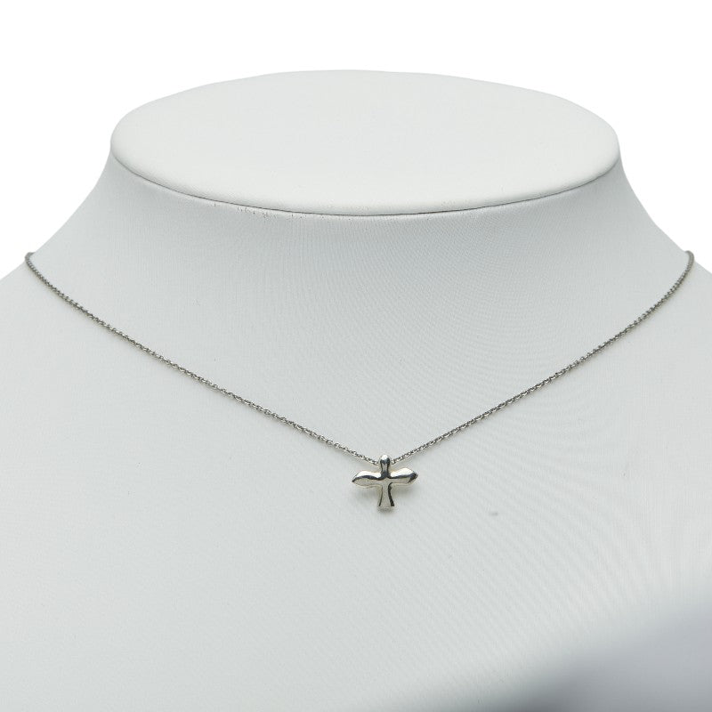 ティファニー バード クロス ネックレス SV925 シルバー レディース TIFFANY&Co. 【中古】