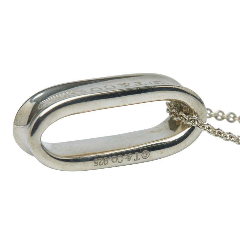 ティファニー 1837 オーバルループ ネックレス SV925 シルバー レディース TIFFANY&Co. 【中古】