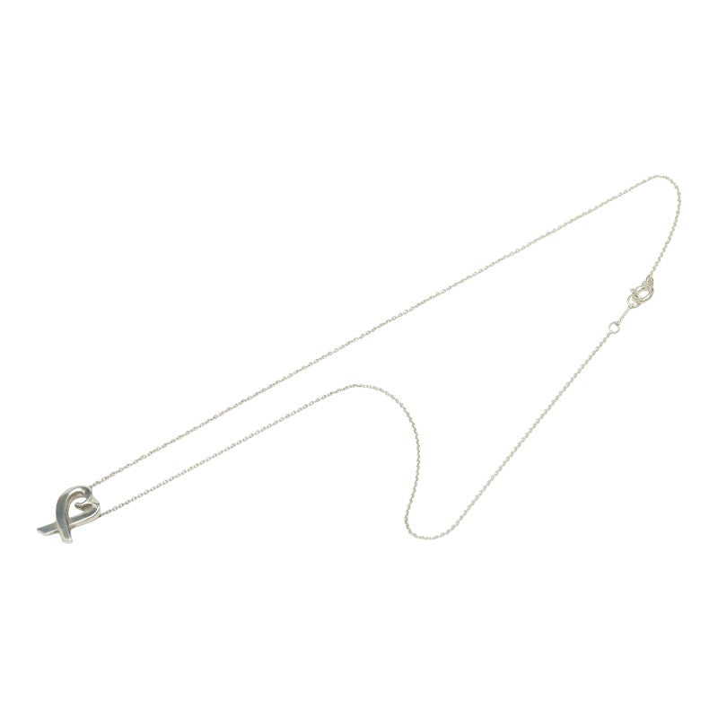 ティファニー ラビングハート ネックレス SV925 シルバー レディース TIFFANY&Co. 【中古】