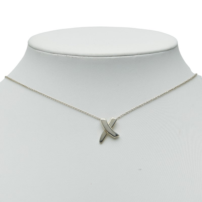 ティファニー キス ネックレス SV925 シルバー レディース TIFFANY&Co. 【中古】