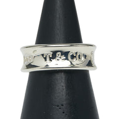 ティファニー 1837 ナロー リング 指輪 SV925 シルバー レディース TIFFANY&Co. 【中古】