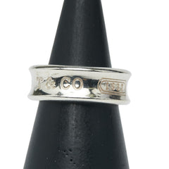 ティファニー 1837 ナロー リング 指輪 SV925 シルバー レディース TIFFANY&Co. 【中古】
