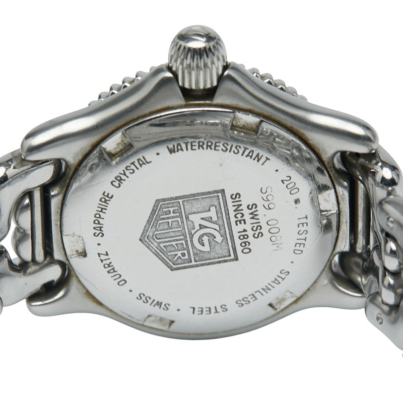 タグホイヤー セル 腕時計 S99.008M クオーツ グレー文字盤 ステンレススチール レディース TAG HEUER 【中古】