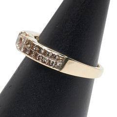 K18YG イエローゴールド ダイヤ0.40ct ダイヤ0.80ct リング 指輪 レディース 13号 【中古】