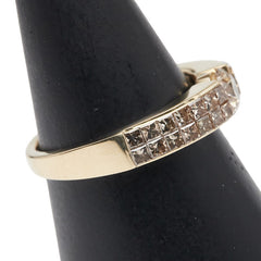 K18YG イエローゴールド ダイヤ0.40ct ダイヤ0.80ct リング 指輪 レディース 13号 【中古】