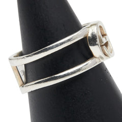 グッチ インターロッキングG リング 指輪 #20 SV925 シルバー レディース GUCCI 【中古】