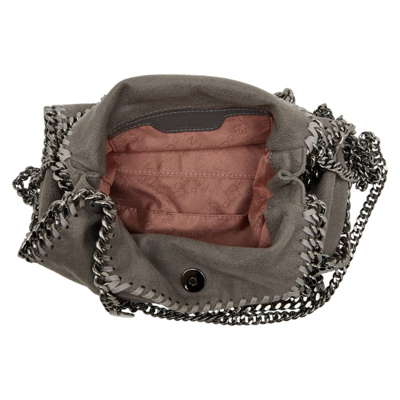 ステラマッカートニー ファラベラ チェーン ハンドバッグ ショルダーバッグ グレー ポリエステル レディース Stella McCartney 【中古】