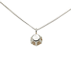 Pt900 プラチナ Pt850 プラチナ ダイヤ0.50ct 1P プチペンダントネックレス レディース 【中古】