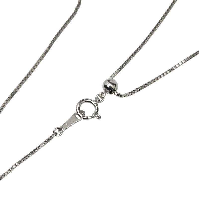 タサキ K18WG ホワイトゴールド マベパール約13.5mm ダイヤ0.08ct ペンダントネックレス レディース TASAKI 【中古】