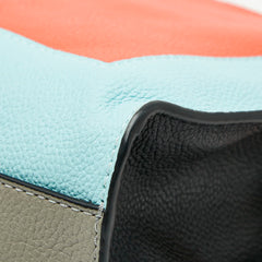 マークジェイコブス トートバッグ ブルー レッド ホワイト レザー レディース MARC JACOBS 【中古】