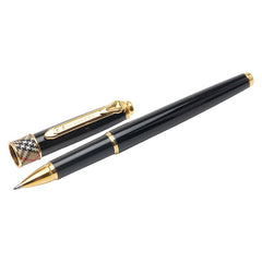 バーバリー ノバチェック ボールペン ブラック ゴールド メッキ レディース BURBERRY 【中古】