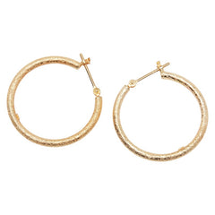 K18YG イエローゴールド フープ ピアス レディース 【中古】