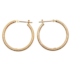 K18YG イエローゴールド フープ ピアス レディース 【中古】