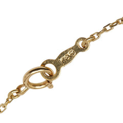 ミキモト K18YG イエローゴールド アコヤパール3.9mm ベビーパール チェーン ブレスレット レディース MIKIMOTO 【中古】