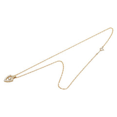 K18YG イエローゴールド ダイヤ0.24ct ダイヤ0.26ct ペンダントネックレス レディース 【中古】