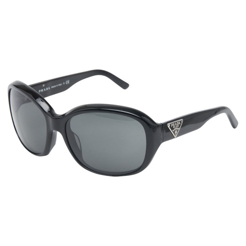 プラダ トライアングルロゴ サングラス ブラック プラスチック レディース PRADA 【中古】