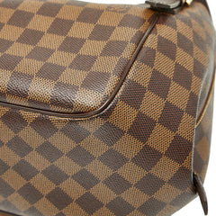 ルイ ヴィトン ダミエ ベレムMM ハンドバッグ N51174 ブラウン PVC レザー レディース LOUIS VUITTON 【中古】